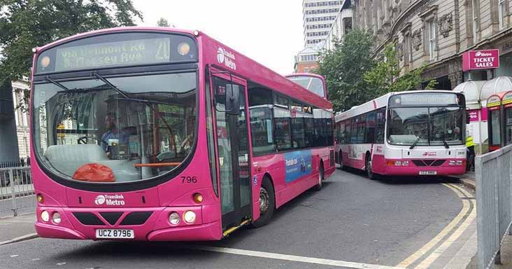 Translink Metro Scania L94UB Wright Solar 706 Volvo B10BLE 2810.